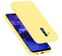 Cadorabo Funda de Silicona Compatible con Huawei Mate 20 Lite, Funda Protectora de Cuerpo Completo para Mate 20 Lite- Resistente a arañazos y Golpes Fina Funda de TPU - Liquid Amarillo