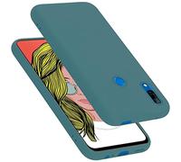 Cadorabo Funda de Silicona Compatible con Huawei P Smart Z / Y9 Prime 2019 / Enjoy 10 Plus, Funda Protectora de Cuerpo Completo para P Smart Z - Resistente a arañazos fundade TPU - Liquid Verde