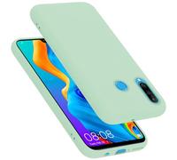 Cadorabo Funda de Silicona Compatible con Huawei P30 Lite, Funda Protectora de Cuerpo Completo para P30 Lite- Resistente a arañazos y Golpes Fina Funda de TPU - Liquid Verde Claro