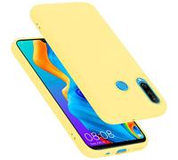 Cadorabo Funda de Silicona Compatible con Huawei P30 Lite, Funda Protectora de Cuerpo Completo para P30 Lite- Resistente a arañazos y Golpes Fina Funda de TPU - Liquid Amarillo