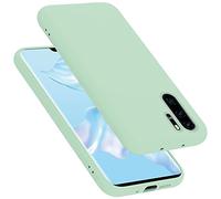 Cadorabo Funda de Silicona Compatible con Huawei P30 Pro, Funda Protectora de Cuerpo Completo para P30 Pro- Resistente a arañazos y Golpes Fina Funda de TPU - Liquid Verde Claro