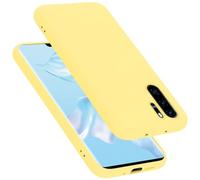 Cadorabo Funda de Silicona Compatible con Huawei P30 Pro, Funda Protectora de Cuerpo Completo para P30 Pro- Resistente a arañazos y Golpes Fina Funda de TPU - Liquid Amarillo