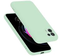Cadorabo Funda de Silicona Compatible con Motorola Edge 20 Lite/Fusion, Funda Protectora de Cuerpo Completo para Edge 20 Lite/Fusion- Resistente a arañazos fundade TPU - Liquid Verde Claro