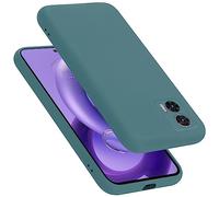 Cadorabo Funda de Silicona Compatible con Motorola Edge 30 Neo, Funda Protectora de Cuerpo Completo para Edge 30 Neo- Resistente a arañazos y Golpes Fina Funda de TPU - Liquid Verde