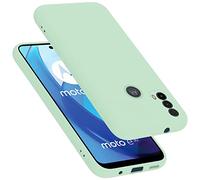 Cadorabo Funda de Silicona Compatible con Motorola Moto E20 / E30 / E40, Funda Protectora de Cuerpo Completo para Moto E20 / E30 / E40- Resistente a arañazos fundade TPU - Liquid Verde Claro