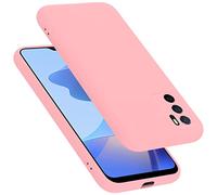 Cadorabo Funda de Silicona Compatible con OPPO A16s / A54s, Funda Protectora de Cuerpo Completo para A16s / A54s- Resistente a arañazos y Golpes Fina Funda de TPU - Liquid Rosa