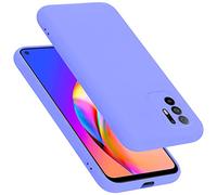 Cadorabo Funda de Silicona Compatible con OPPO A94 5G, Funda Protectora de Cuerpo Completo para A94 5G- Resistente a arañazos y Golpes Fina Funda de TPU - Liquid Lila Claro