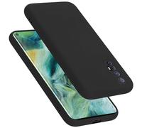 Cadorabo Funda de Silicona Compatible con OPPO Find X2 Neo, Funda Protectora de Cuerpo Completo para Find X2 Neo- Resistente a arañazos y Golpes Fina Funda de TPU - Liquid Negro