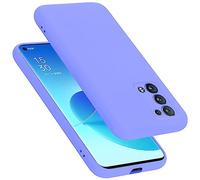 Cadorabo Funda de Silicona Compatible con OPPO Reno6 Pro 5G, Funda Protectora de Cuerpo Completo para Reno6 Pro 5G- Resistente a arañazos y Golpes Fina Funda de TPU - Liquid Lila Claro