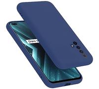 Cadorabo Funda de Silicona Compatible con Realme X3 / X3 SuperZoom / X50 5G, Funda Protectora de Cuerpo Completo para X3 / X3 SuperZoom / X50 5G- Resistente a arañazos fundade TPU - Liquid Azul