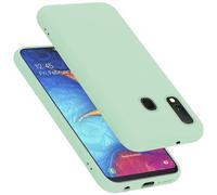 Cadorabo Funda de Silicona Compatible con Samsung Galaxy A10e / A20e, Funda Protectora de Cuerpo Completo para Galaxy A10e / A20e- Resistente a arañazos y Golpes Fina fundade TPU - Liquid Verde Claro