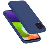 Cadorabo Funda de Silicona Compatible con Samsung Galaxy A12 / M12, Funda Protectora de Cuerpo Completo para Galaxy A12 / M12- Resistente a arañazos y Golpes Fina Funda de TPU - Liquid Azul
