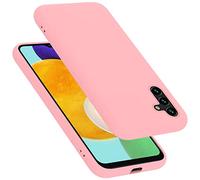 Cadorabo Funda de Silicona Compatible con Samsung Galaxy A13 5G, Funda Protectora de Cuerpo Completo para Galaxy A13 5G- Resistente a arañazos y Golpes Fina Funda de TPU - Liquid Rosa