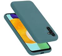 Cadorabo Funda de Silicona Compatible con Samsung Galaxy A13 5G, Funda Protectora de Cuerpo Completo para Galaxy A13 5G- Resistente a arañazos y Golpes Fina Funda de TPU - Liquid Verde