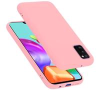 Cadorabo Funda de Silicona Compatible con Samsung Galaxy A41, Funda Protectora de Cuerpo Completo para Galaxy A41- Resistente a arañazos y Golpes Fina Funda de TPU - Liquid Rosa