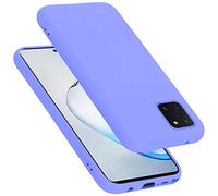 Cadorabo Funda de Silicona Compatible con Samsung Galaxy A81 / Note 10 Lite / M60s, Funda Protectora de Cuerpo Completo para Galaxy A81 - Resistente a arañazos fundade TPU - Liquid Lila Claro