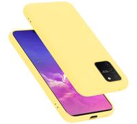 Cadorabo Funda de Silicona Compatible con Samsung Galaxy A91 / S10 Lite / M80s, Funda Protectora de Cuerpo Completo para Galaxy A91 / S10 Lite - Resistente a arañazos fundade TPU - Liquid Amarillo