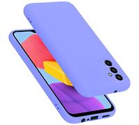 Cadorabo Funda de Silicona Compatible con Samsung Galaxy M13 4G, Funda Protectora de Cuerpo Completo para Galaxy M13 4G- Resistente a arañazos y Golpes Fina Funda de TPU - Liquid Lila Claro