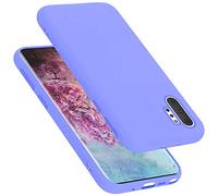 Cadorabo funda de silicona compatible con Samsung Galaxy NOTE 10 PLUS, Funda Protectora de Cuerpo Completo para Galaxy NOTE 10 PLUS- resistente a arañazos y golpes fina fundade TPU - LIQUID LILA CLARO
