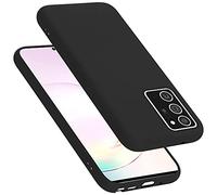 Cadorabo Funda de Silicona Compatible con Samsung Galaxy Note 20 Plus, Funda Protectora de Cuerpo Completo para Galaxy Note 20 Plus- Resistente a arañazos y Golpes Fina Funda de TPU - Liquid Negro