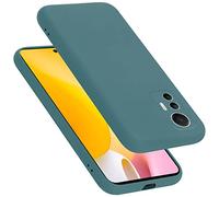 Cadorabo Funda de Silicona Compatible con Xiaomi 12 Lite, Funda Protectora de Cuerpo Completo para 12 Lite- Resistente a arañazos y Golpes Fina Funda de TPU - Liquid Verde