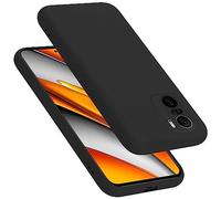 Cadorabo Funda de Silicona Compatible con Xiaomi Mi 11i / Poco F3, Funda Protectora de Cuerpo Completo para Mi 11i / Poco F3- Resistente a arañazos y Golpes Fina Funda de TPU - Liquid Negro