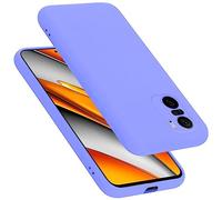 Cadorabo Funda de Silicona Compatible con Xiaomi Mi 11i / Poco F3, Funda Protectora de Cuerpo Completo para Mi 11i / Poco F3- Resistente a arañazos y Golpes Fina Funda de TPU - Liquid Lila Claro