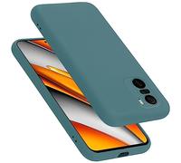Cadorabo Funda de Silicona Compatible con Xiaomi Mi 11i / Poco F3, Funda Protectora de Cuerpo Completo para Mi 11i / Poco F3- Resistente a arañazos y Golpes Fina Funda de TPU - Liquid Verde