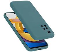 Cadorabo Funda de Silicona Compatible con Xiaomi Poco M4 Pro 5G, Funda Protectora de Cuerpo Completo para Poco M4 Pro 5G- Resistente a arañazos y Golpes Fina Funda de TPU - Liquid Verde