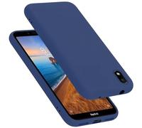 Cadorabo Funda de Silicona Compatible con Xiaomi RedMi 7A, Funda Protectora de Cuerpo Completo para RedMi 7A- Resistente a arañazos y Golpes Fina Funda de TPU - Liquid Azul