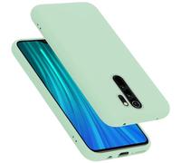 Cadorabo Funda de Silicona Compatible con Xiaomi RedMi Note 8 Pro, Funda Protectora de Cuerpo Completo para RedMi Note 8 Pro- Resistente a arañazos y Golpes Fina Funda de TPU - Liquid Verde Claro