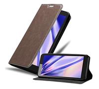 Cadorabo Funda Libro Compatible con ZTE Blade L8 en MARRÓN CAFÉ - Cubierta Proteccíon con Cierre Magnético, Tarjetero y Función de Suporte - Etui Case Cover Carcasa