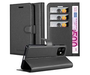 Cadorabo Funda Libro para Apple iPhone 11 (XI) en Negro Fantasma - Cubierta Proteccíon con Cierre Magnético, Tarjetero y Función de Suporte - Etui Case Cover Carcasa