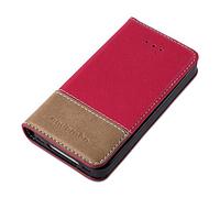 Cadorabo Funda Libro para Apple iPhone 4 / iPhone 4S en Rojo MARRÓN - Cubierta Proteccíon con Cierre Magnético, Tarjetero y Función de Suporte - Etui Case Cover Carcasa