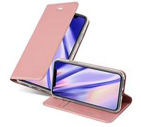 Cadorabo Funda Libro para Apple iPhone XR en Classy Oro Rosa - Cubierta Proteccíon con Cierre Magnético, Tarjetero y Función de Suporte - Etui Case Cover Carcasa