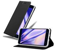 Cadorabo Funda Libro para ASUS ZenFone 3 en Classy Negro - Cubierta Proteccíon con Cierre Magnético, Tarjetero y Función de Suporte - Etui Case Cover Carcasa