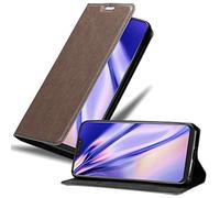 Cadorabo Funda Libro para ASUS ZenFone 5Z en MARRÓN CAFÉ - Cubierta Proteccíon con Cierre Magnético, Tarjetero y Función de Suporte - Etui Case Cover Carcasa