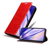 Cadorabo Funda Libro para ASUS ZenFone 8 Flip en Rojo Manzana - Cubierta Proteccíon con Cierre Magnético, Tarjetero y Función de Suporte - Etui Case Cover Carcasa