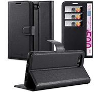 Cadorabo Funda Libro para Blackberry Key 2 en Negro Fantasma - Cubierta Proteccíon con Cierre Magnético, Tarjetero y Función de Suporte - Etui Case Cover Carcasa