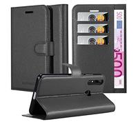 Cadorabo Funda Libro para Huawei P Smart Z en Negro Fantasma - Cubierta Proteccíon con Cierre Magnético, Tarjetero y Función de Suporte - Etui Case Cover Carcasa