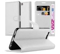 Cadorabo Funda Libro para Huawei P10 en Blanco ÁRTICO - Cubierta Proteccíon con Cierre Magnético, Tarjetero y Función de Suporte - Etui Case Cover Carcasa