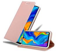 Cadorabo Funda Libro para Huawei P30 Lite en Classy Oro Rosa - Cubierta Proteccíon con Cierre Magnético, Tarjetero y Función de Suporte - Etui Case Cover Carcasa