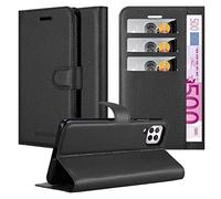 Cadorabo Funda Libro para Huawei P40 Lite/Nova 7i en Negro Fantasma - Cubierta Proteccíon con Cierre Magnético, Tarjetero y Función de Suporte - Etui Case Cover Carcasa