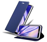 Cadorabo Funda Libro para Huawei Y6S en Classy Azul Oscuro - Cubierta Proteccíon con Cierre Magnético, Tarjetero y Función de Suporte - Etui Case Cover Carcasa
