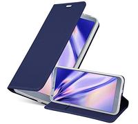 Cadorabo Funda Libro para LG G6 en Classy Azul Oscuro - Cubierta Proteccíon con Cierre Magnético, Tarjetero y Función de Suporte - Etui Case Cover Carcasa