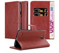 Cadorabo Funda Libro para LG X Power 2 en Rojo Burdeos - Cubierta Proteccíon con Cierre Magnético, Tarjetero y Función de Suporte - Etui Case Cover Carcasa