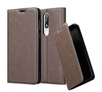 Cadorabo Funda Libro para Nokia 5.1 Plus en MARRÓN CAFÉ - Cubierta Proteccíon con Cierre Magnético, Tarjetero y Función de Suporte - Etui Case Cover Carcasa