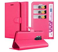 Cadorabo Funda Libro para Oneplus 8 Pro en Rosa Cereza - Cubierta Proteccíon con Cierre Magnético, Tarjetero y Función de Suporte - Etui Case Cover Carcasa