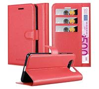 Cadorabo Funda Libro para Samsung Galaxy A80 / A90 en Rojo CARMÍN - Cubierta Proteccíon con Cierre Magnético, Tarjetero y Función de Suporte - Etui Case Cover Carcasa