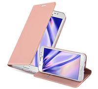 Cadorabo Funda Libro para Samsung Galaxy J5 2016 en Classy Oro Rosa - Cubierta Proteccíon con Cierre Magnético, Tarjetero y Función de Suporte - Etui Case Cover Carcasa